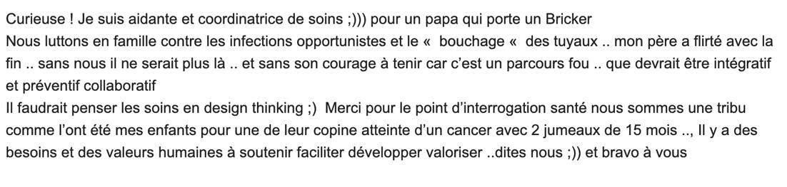Témoignage d'une aidante